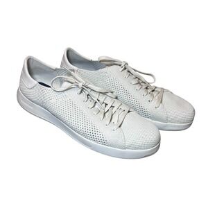Cole Haan Grandpro Stitchlite Tennis Sneakers Womens 9.5M Off White Knit Shoes